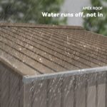 EverBase 9 x 6ft Metal Garden Shed with Double Sliding Doors & Shutter Vents, Light Brown - Image 9