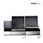 Bosca Pack Block Wood Brazier 250 + Block 500 20" + Block 500 20" Built-in Charcoal Grill - Image 2