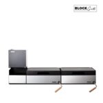 Bosca Pack Block Wood Brazier 250 + Block 500 20" + Block 500 20" Built-in Charcoal Grill - Image 3