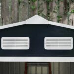 EverBase 9 x 6ft Metal Garden Shed with Double Sliding Doors & Shutter Vents, Dark Grey - Image 11