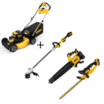 Dewalt 20V MAX 21.5 in Walk Behind Lawn Mower Kit, Hedge Trimmer Kit - Image 1